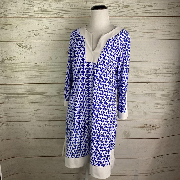 Jude Connally Chain Link Print Tunic Kennedy Dress